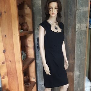 Calvin Klein Classic Black Midi Dress